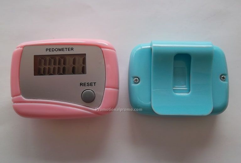 Plastic Single function pedometer, OEM electronic digital pedometer, Step counter