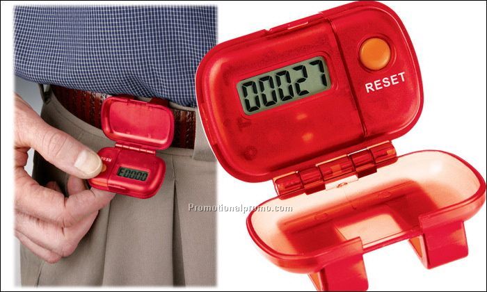 translucent plastic pedometers