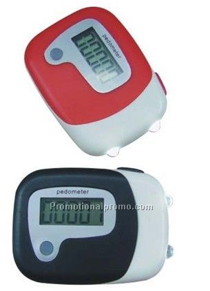 LED flashlight pedometer