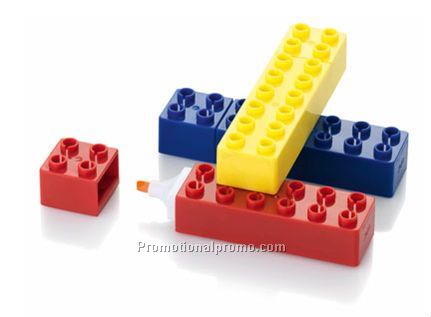 Legos shaped highlighter