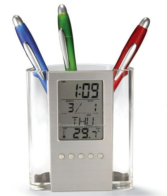 Electronic Calendar Transparent Pen Hold