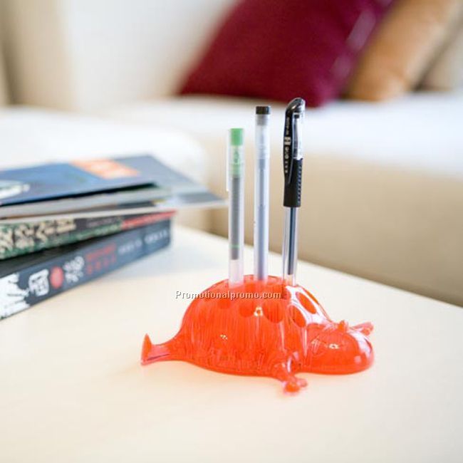 Plastic Mr.Pot belly pen holder