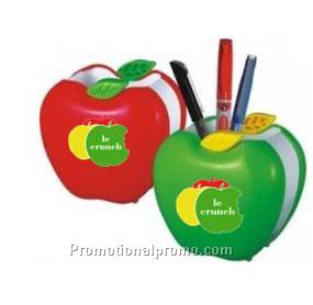 Apple shaped pen holder
