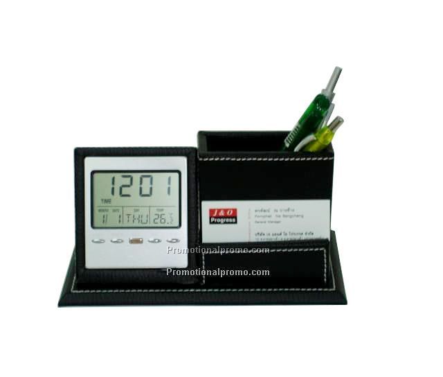 Factory Novelty Calendar Leather Pen Holder