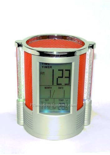 Round Color Calendar desk pen holder,Pen Pot