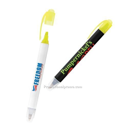 Pen/Highlighter - Bic Two-Sider Ballpoint Pen & Highlighter