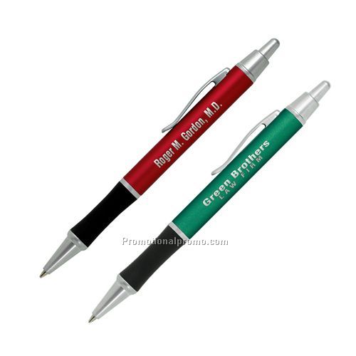 Pen - Bic Solis Plunger Action Retractable with Chrome Accents, Ballpoint