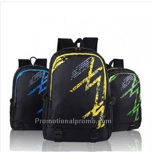 Made of polyester college student sport laptop backpack