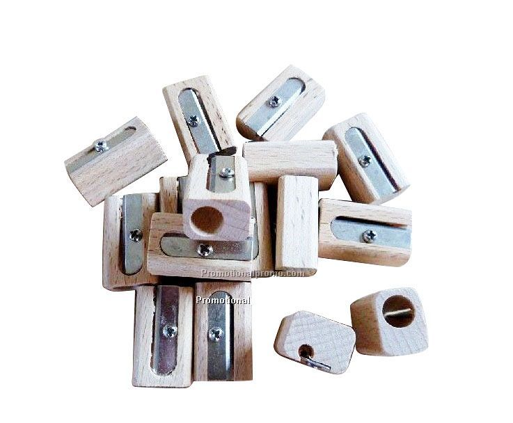 Mini Wooden Pencil Sharpener