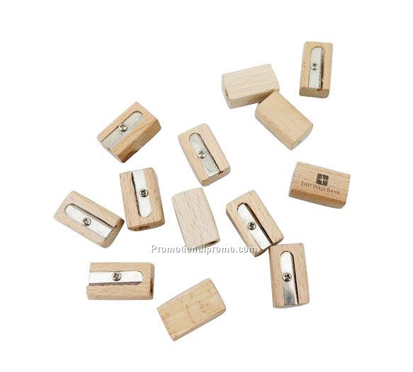 Wooden pencil sharpener