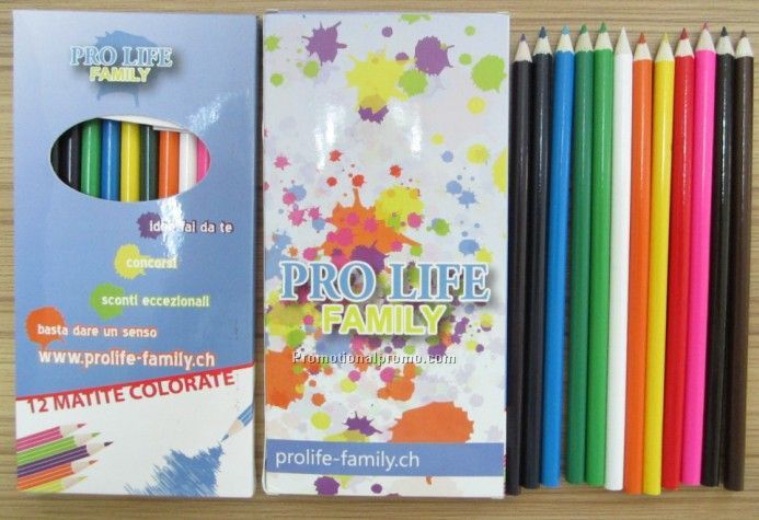 Promotional 12pcs Color Pencil