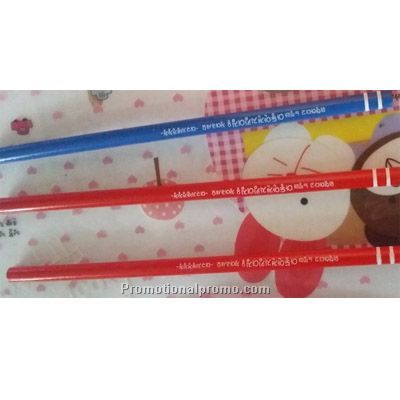 OEM logo wood animal pencil set