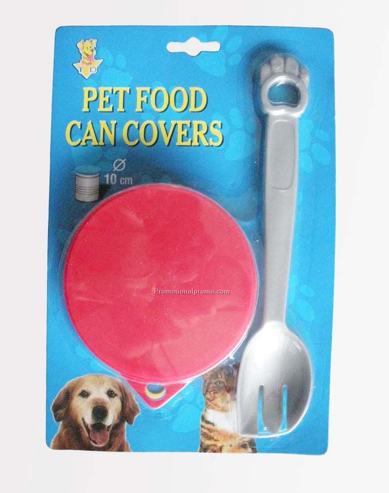 Pet food can covers