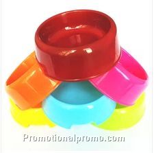 Plastic dog bowl or pet food bowl