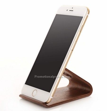 Wooden mobile phone holde