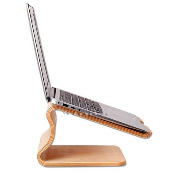 Wooden laptop heat dissipation base holder