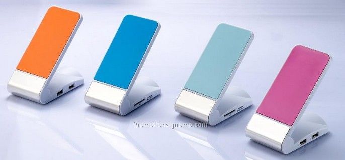 4-port usb hub mobile phone holder