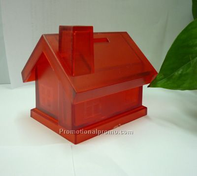 House shaped piggy bank