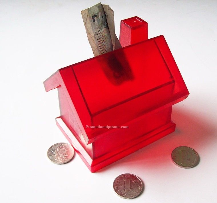 Plastic House Coin Bank