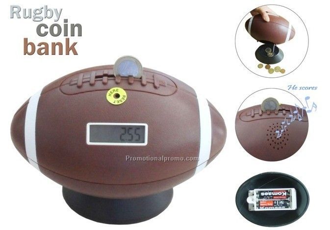 Rugby Coin Bank