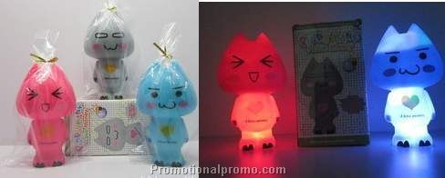 Flashing cat coin bank