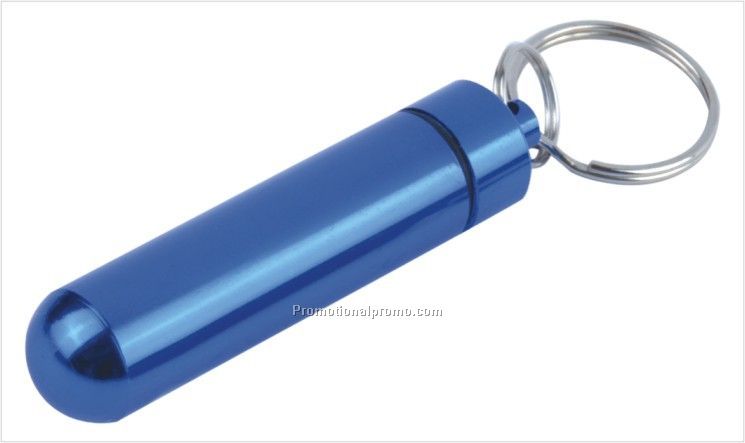Aluminium Pill case keychain