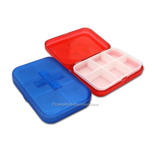 6 Compartment Pill Box