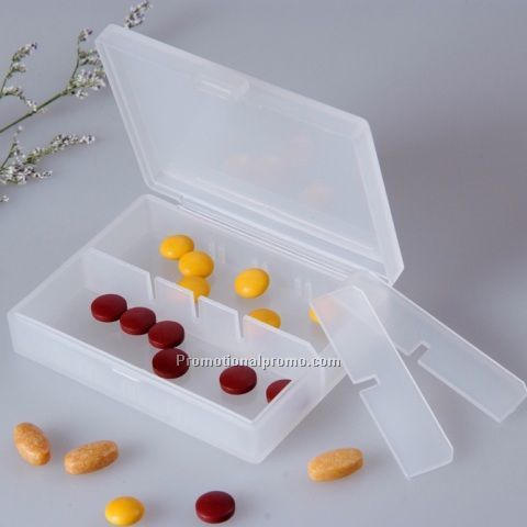 2/4/6 cells plastic pill box