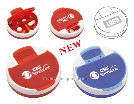 Plastic Round Pill Box