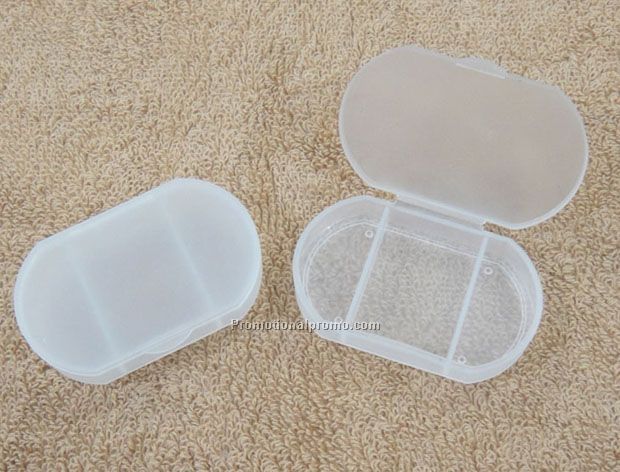 Plastic Pill Case with 3 boxes