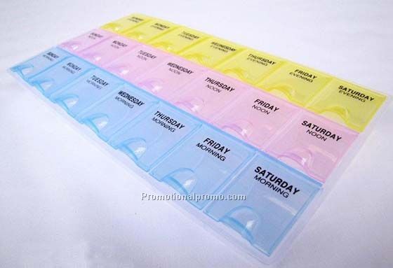 21 Compartments Pill Box.