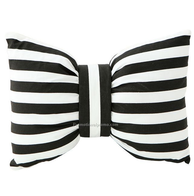 Hot sale bowknot strip pillow