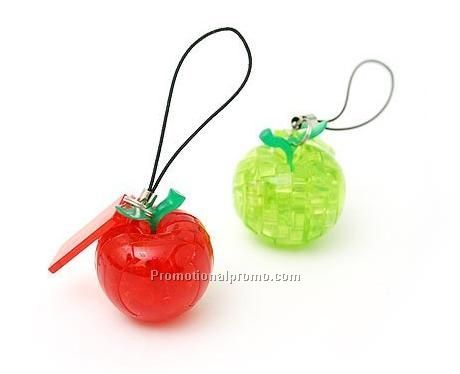 Mini 3D Apple Pendant