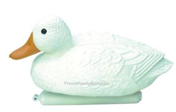 White Duck Decoy W/ Weighted Keel