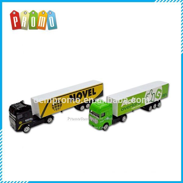 1:64 scania plastic container truck model- toy truck