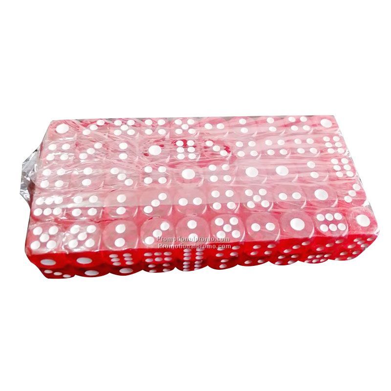 Precision acrylic transparent dice