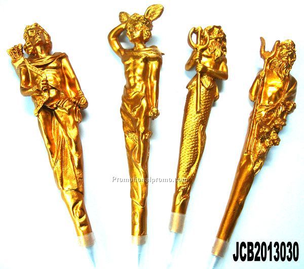 Resin Material and Greek Gods Themed souvenir ballpoint pens