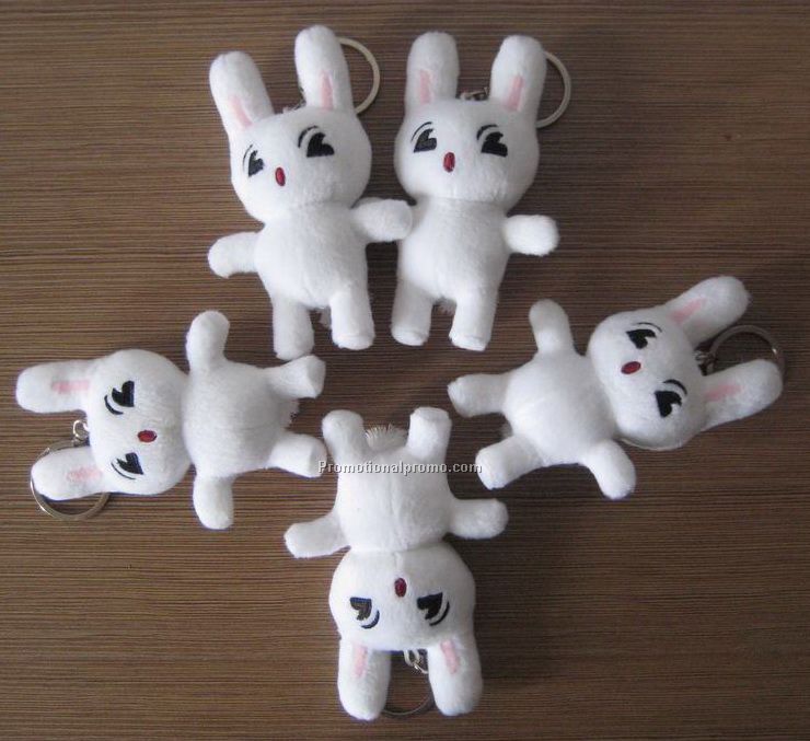 Plush Animal Toy-Rabbit Keychain