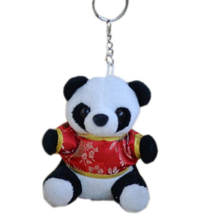 Plush key ring with the shirt on it