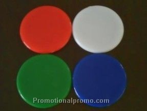 Plastic poker chip--plain
