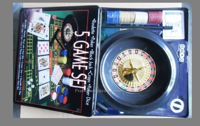 50pcs Roulette/ Poker Set W/ 3d Professional Chips