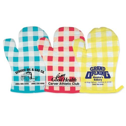Potholder - Therma-Grip Oven Mitts, Cotton, 7" x 10"