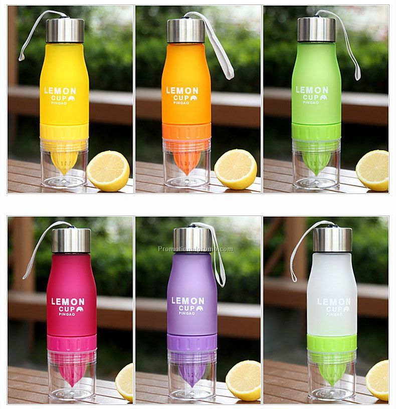 650ML PC fruit infuser water bottle