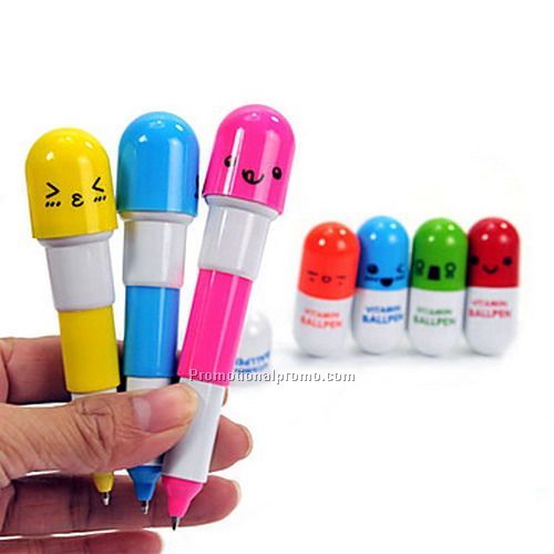Pill shaped pen