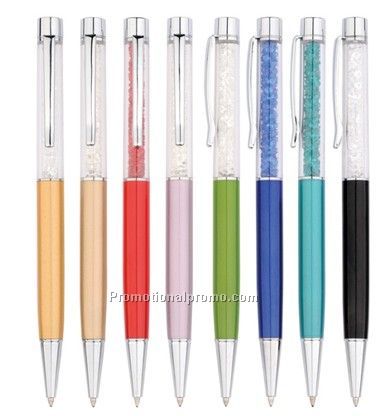 Metal Crystal Ballpoint Pen