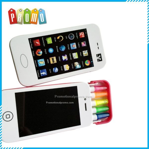 Promotional 5 in 1 Highlighter pen set