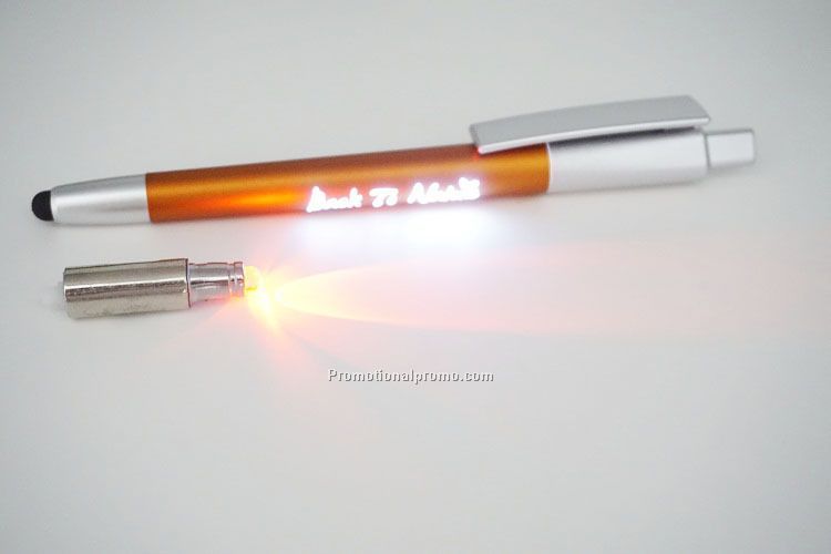 Promotional LED logo stylus pen