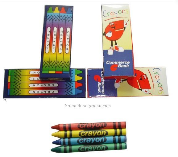child’s wax crayon set in a box