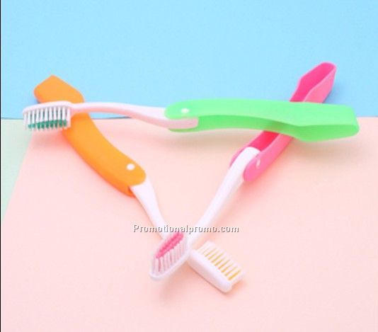 Travel Folding Plastic Toothbrush