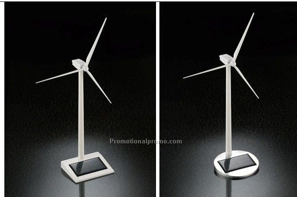 Metal Solar Powered Wind Turbine Model